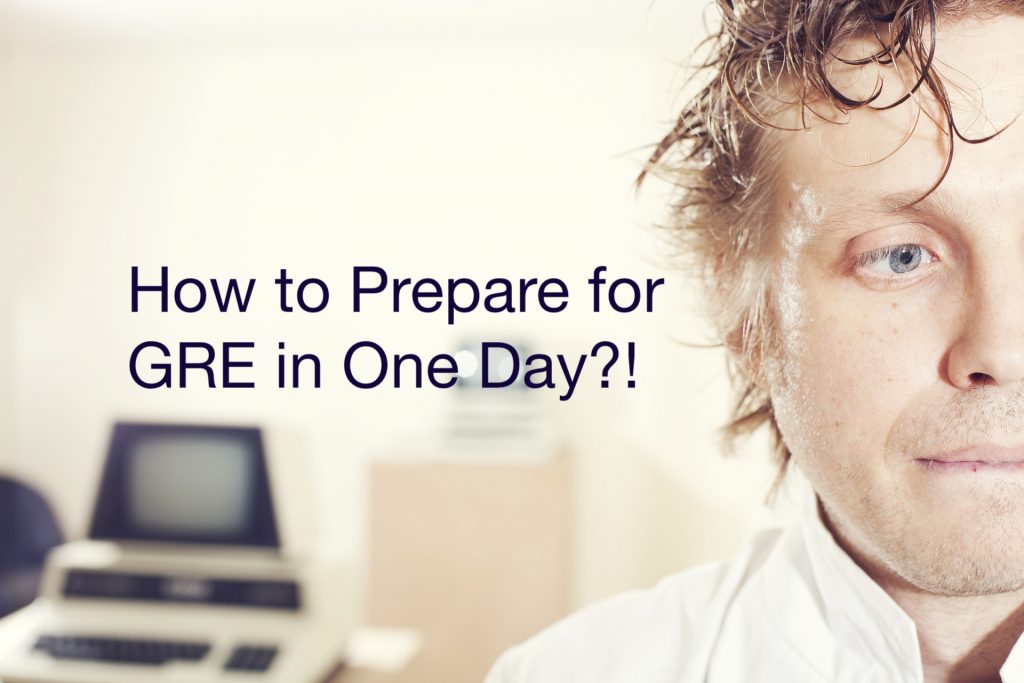 prepare for GRE in one day